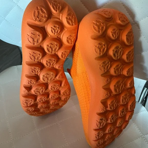 Vibrant Orange Slip-On womens Shoes - Picture 4 of 7